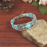 Bracciale Azura plateau | Oro bianco