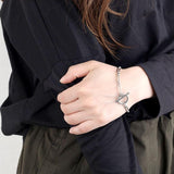 Bracciale Barrette | Oro bianco