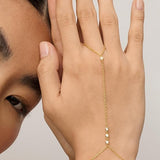 Bracciale a catena con perle | Oro