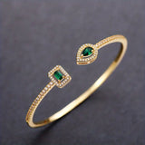 Bracciale Claudia in smeraldo | Oro