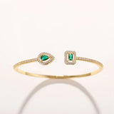 Bracciale Claudia in smeraldo | Oro