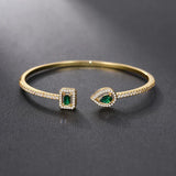 Bracciale Claudia in smeraldo | Oro