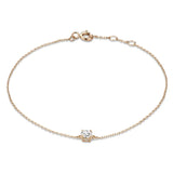 Bracciale Cléa in pietra | Oro bianco