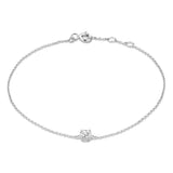 Bracciale Cléa in pietra | Oro bianco