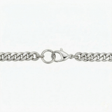 Bracciale cubano | Oro bianco