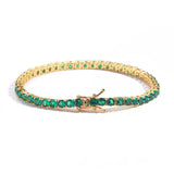 Bracciale Ella con smeraldo | Oro