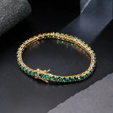 Bracciale Ella con smeraldo | Oro