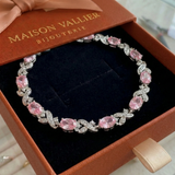 Bracciale Giada Rosalyth | Oro bianco