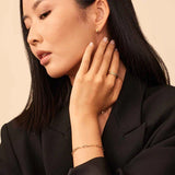 Bracciale a maglie di Venezia | Oro bianco