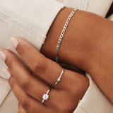 Bracciale Neris Alaine | Oro bianco