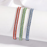 Bracciale firmato brillante | Oro bianco