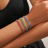 Bracciale firmato brillante | Oro bianco