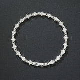 Bracciale tennis classico a grappolo | Oro