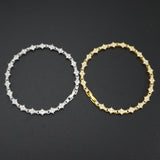 Bracciale tennis classico a grappolo | Oro