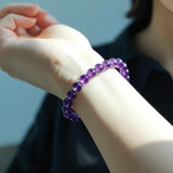 Bracciale Valeria con perle viola | Oro