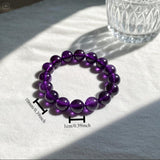 Bracciale Valeria con perle viola | Oro
