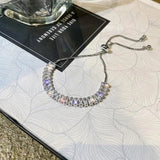 Bracciale regolabile con brillanti | Oro