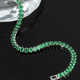 Bracciale con pietre di smeraldo | Oro