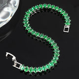 Bracciale con pietre di smeraldo | Oro
