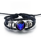 Bracciale brillante con 12 segni zodiacali | Oro
