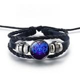 Bracciale brillante con 12 segni zodiacali | Oro