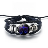 Bracciale brillante con 12 segni zodiacali | Oro