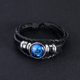 Bracciale brillante con 12 segni zodiacali | Oro
