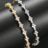 Bracciale da tennis classico | Oro bianco