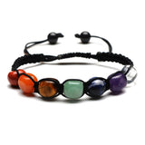 Bracciale di ricchezza in pietre naturali magiche fatto a mano | Oro