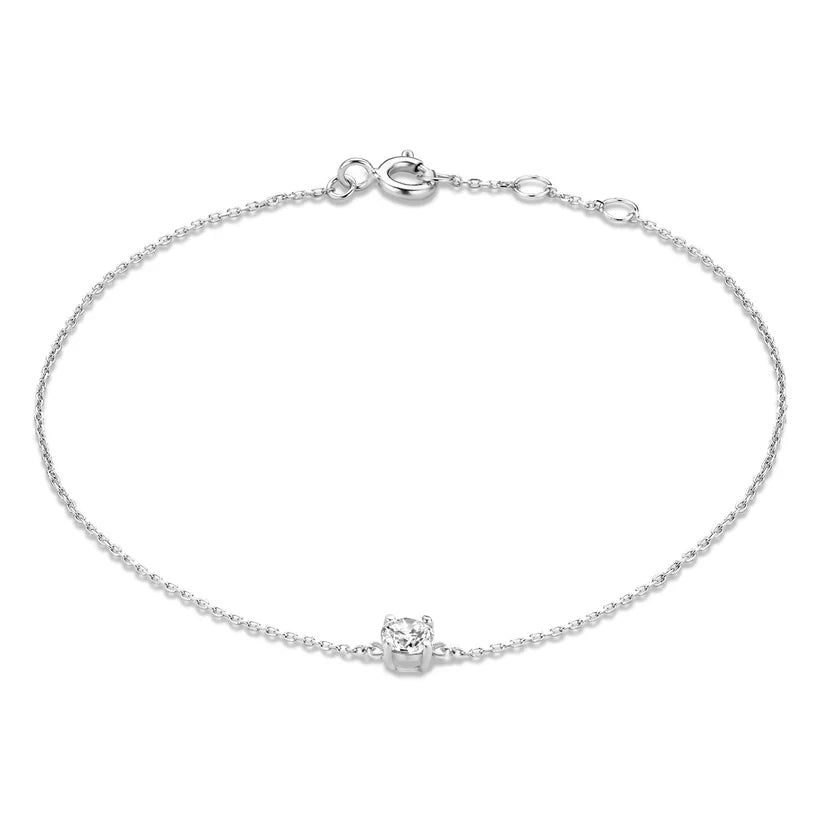 Bracciale in pietra moissanite Cléa | Oro