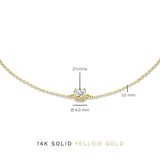 Bracciale in pietra moissanite Cléa | Oro