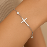 Bracciale "Foi" | Oro bianco