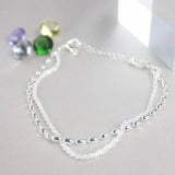 Bracciale con brillanti | Oro bianco