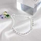 Bracciale con brillanti | Oro bianco