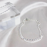Bracciale con brillanti | Oro bianco