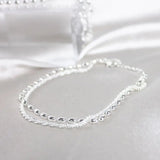 Bracciale con brillanti | Oro bianco