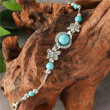 Bracciale con farfalle | Oro bianco