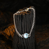 Bracciale in pietra di luna Voce interiore | Oro