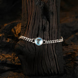 Bracciale in pietra di luna Voce interiore | Oro