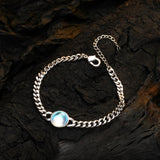Bracciale in pietra di luna Voce interiore | Oro