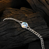 Bracciale in pietra di luna Voce interiore | Oro