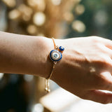 Bracciale lussuoso con l'occhio della Gorgone | Oro