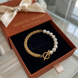 Bracciale elegante e margherite | Oro