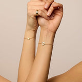 Bracciali cuore radiante | Oro
