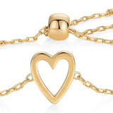 Bracciali cuore radiante | Oro