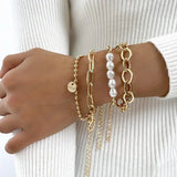 Bracciali con margherite | Oro