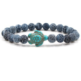 Braccialetti esclusivi in pietre naturali a forma di tartaruga | Oro