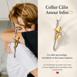 Catena di abbraccio infinito | Oro