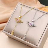 Collana angelo cuore amore | Oro