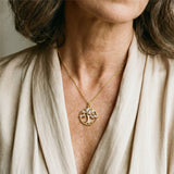 Collana albero della vita con brillanti | Oro